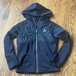 Jordan Black Performance Jacket with Hood